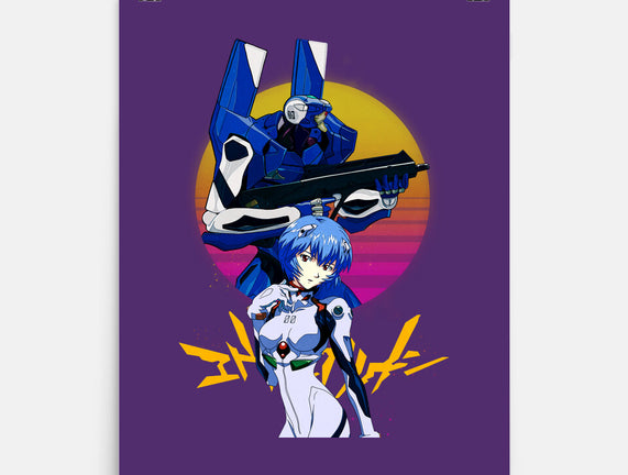 Retro Eva 00 And Rei