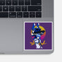 Retro Eva 00 And Rei-none glossy sticker-rondes