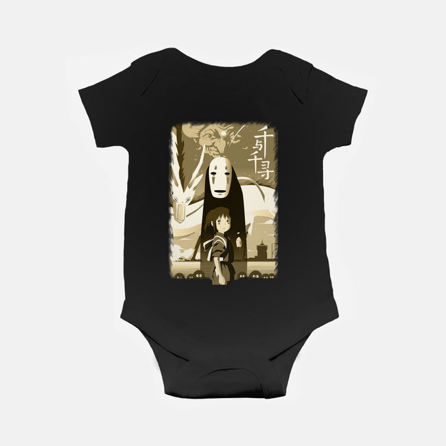 Spirit Land-baby basic onesie-rondes