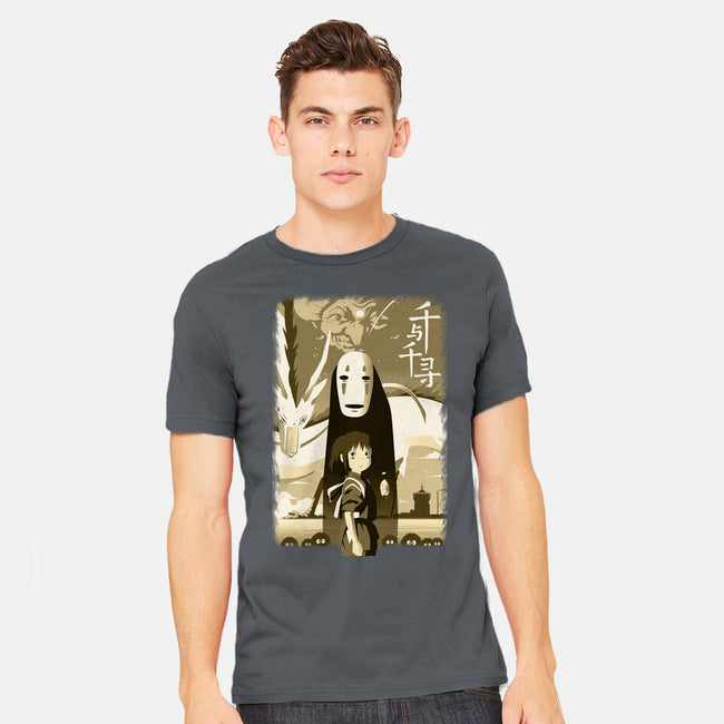 Spirit Land-mens heavyweight tee-rondes