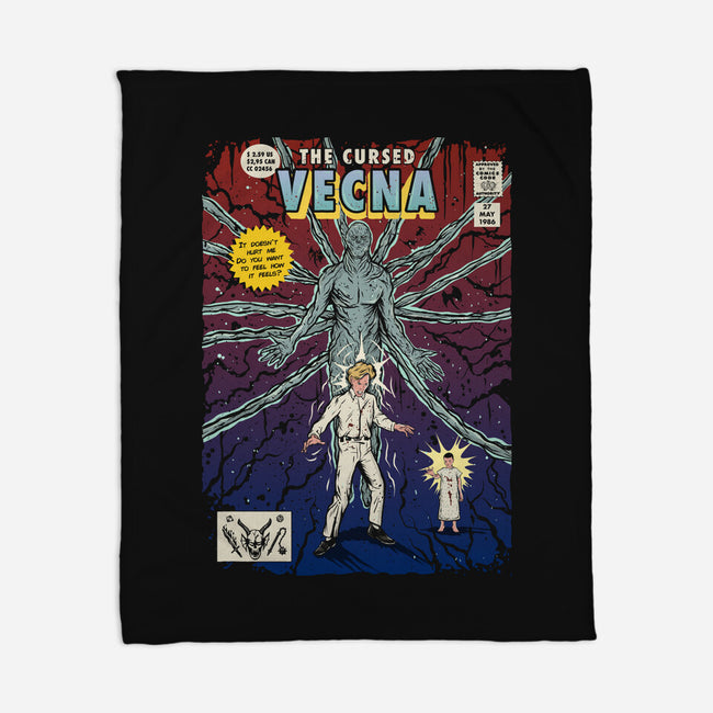 The Cursed Vecna-none fleece blanket-Green Devil