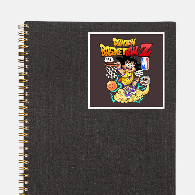 Dragon Ball Basketball-none glossy sticker-rondes
