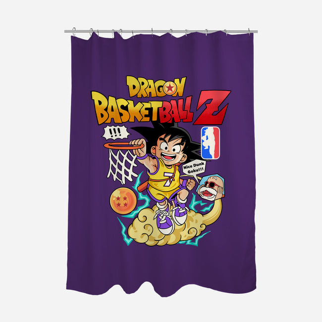 Dragon Ball Basketball-none polyester shower curtain-rondes
