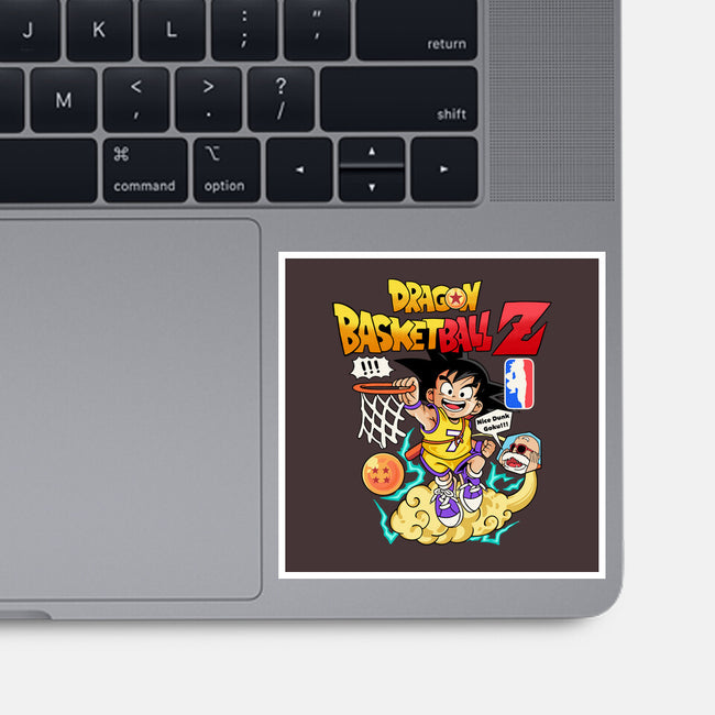 Dragon Ball Basketball-none glossy sticker-rondes