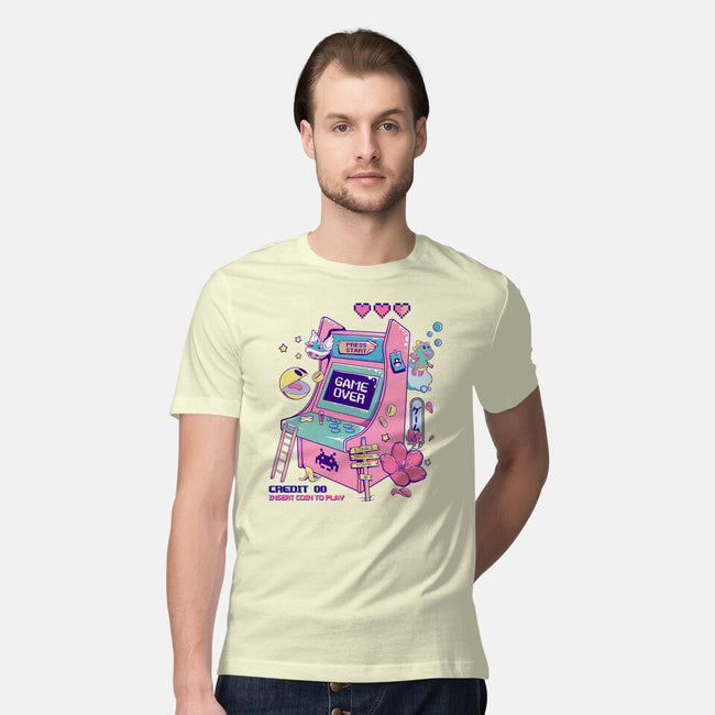 Retro Arcade-mens premium tee-leepianti
