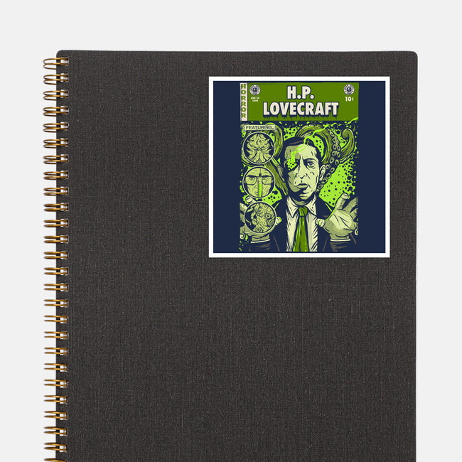 Tales Of Lovecraft-none glossy sticker-Green Devil