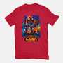 Insert Coin Retro Gaming-womens basic tee-Conjura Geek