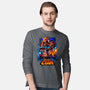 Insert Coin Retro Gaming-mens long sleeved tee-Conjura Geek