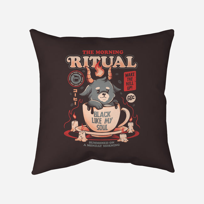 The Morning Ritual-none removable cover w insert throw pillow-eduely