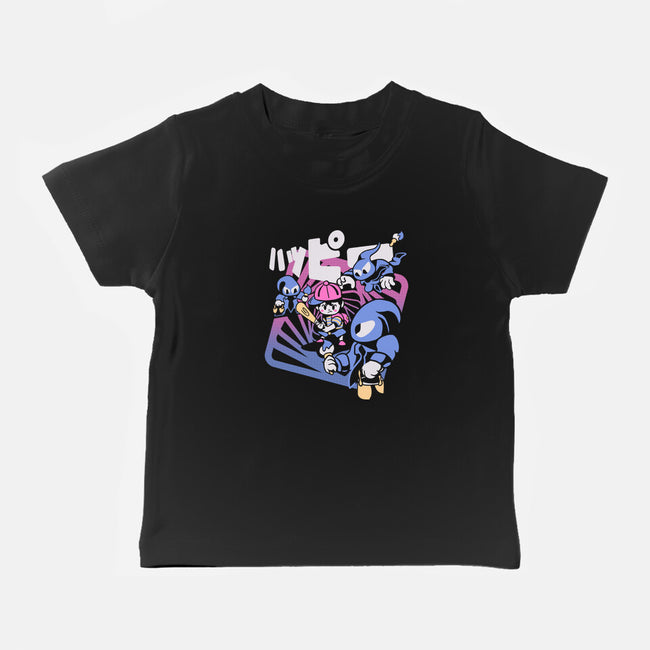Happy Attack-baby basic tee-Sketchdemao