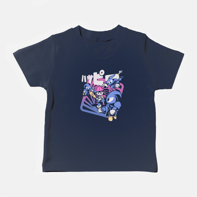 Happy Attack-baby basic tee-Sketchdemao