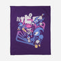 Happy Attack-none fleece blanket-Sketchdemao