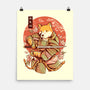 Akita Samurai-none matte poster-eduely