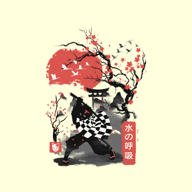 Cherry Blossom Tanjiro-none glossy sticker-dandingeroz
