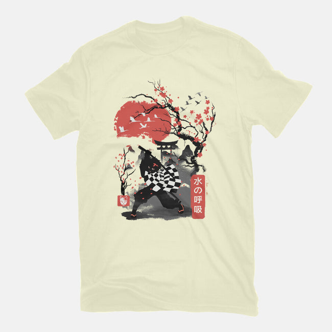 Cherry Blossom Tanjiro-mens basic tee-dandingeroz