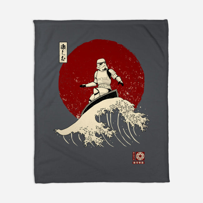 Empire Wave-none fleece blanket-retrodivision