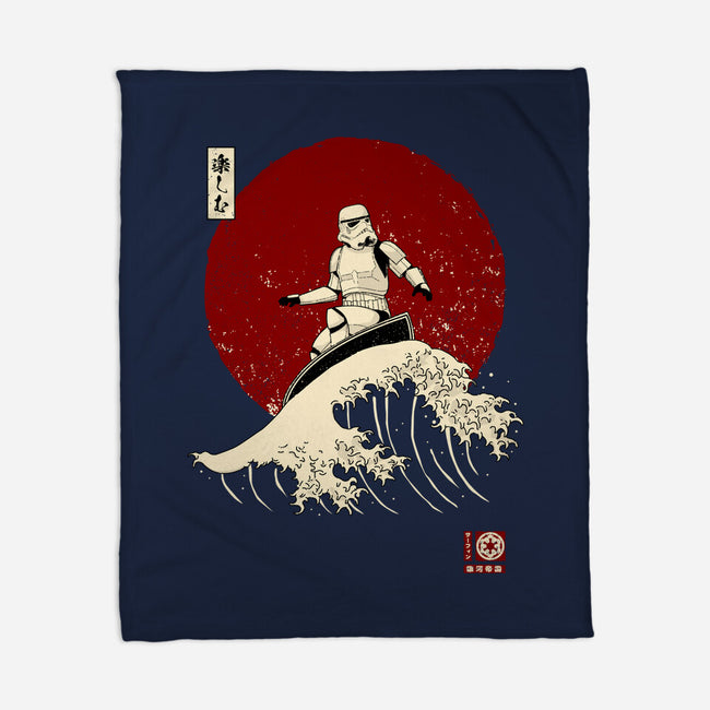 Empire Wave-none fleece blanket-retrodivision