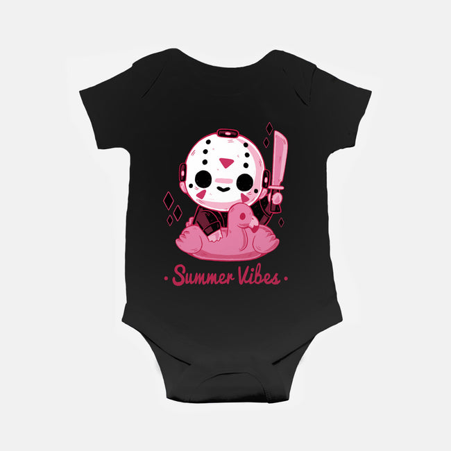 Creepy Summer Vibes-baby basic onesie-xMorfina