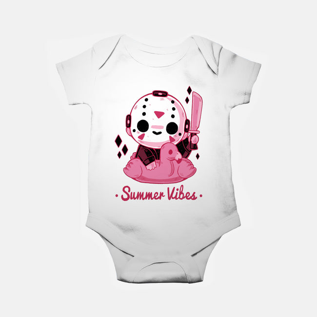 Creepy Summer Vibes-baby basic onesie-xMorfina