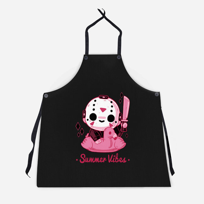 Creepy Summer Vibes-unisex kitchen apron-xMorfina