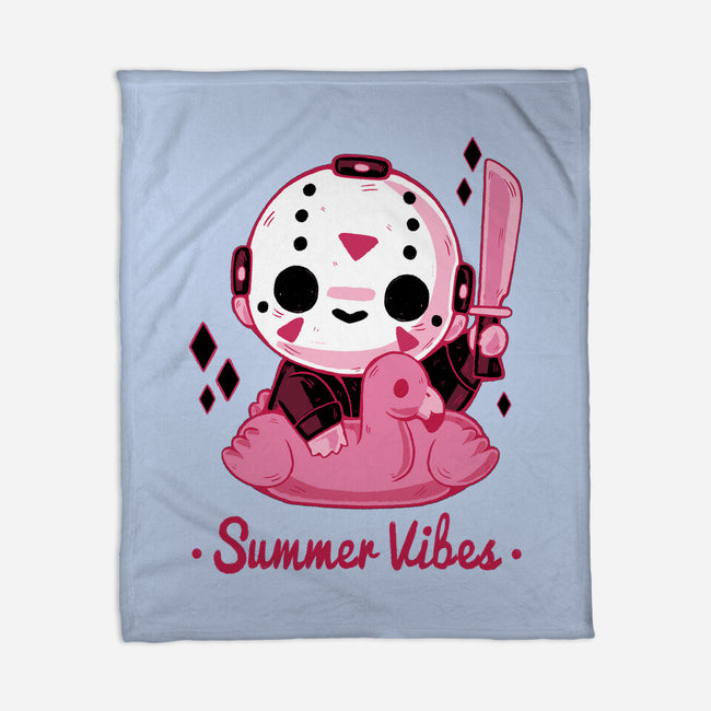 Creepy Summer Vibes-none fleece blanket-xMorfina