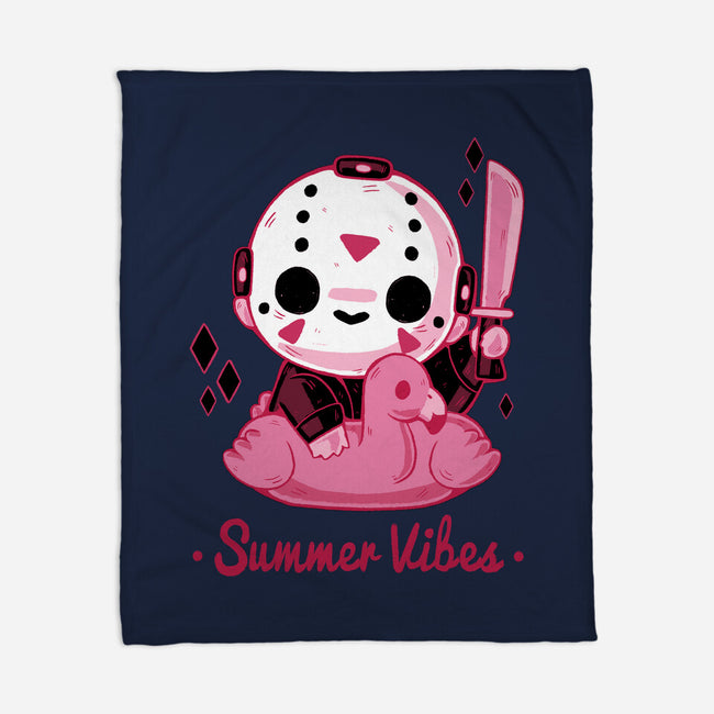 Creepy Summer Vibes-none fleece blanket-xMorfina