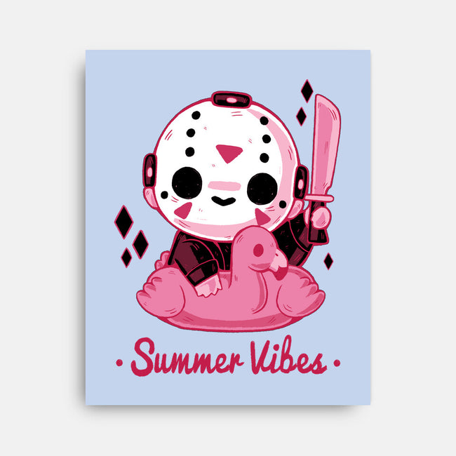 Creepy Summer Vibes-none stretched canvas-xMorfina