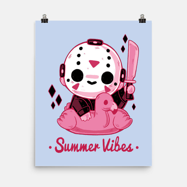 Creepy Summer Vibes-none matte poster-xMorfina