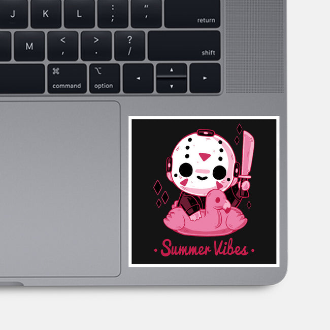 Creepy Summer Vibes-none glossy sticker-xMorfina