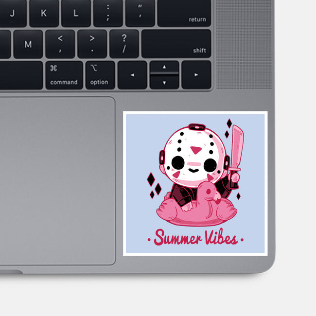 Creepy Summer Vibes-none glossy sticker-xMorfina