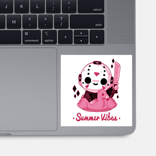 Creepy Summer Vibes-none glossy sticker-xMorfina