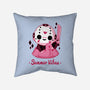 Creepy Summer Vibes-none removable cover w insert throw pillow-xMorfina