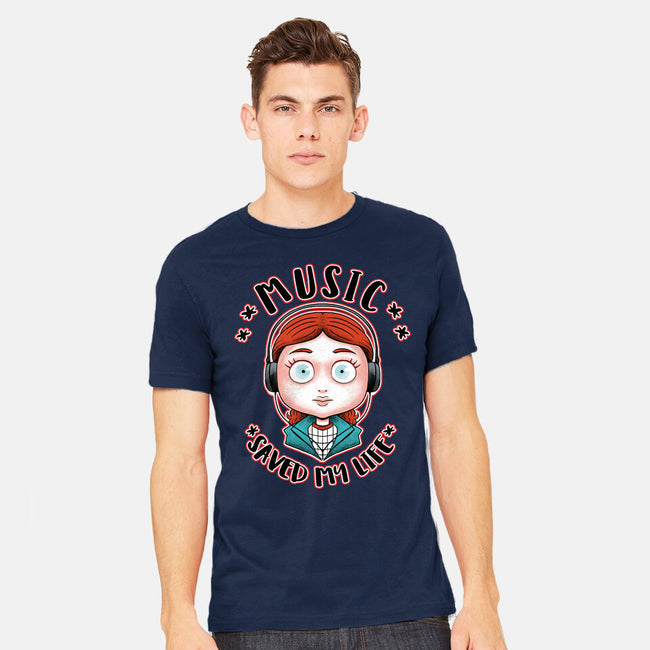 Music Saved My Life-mens heavyweight tee-Andriu