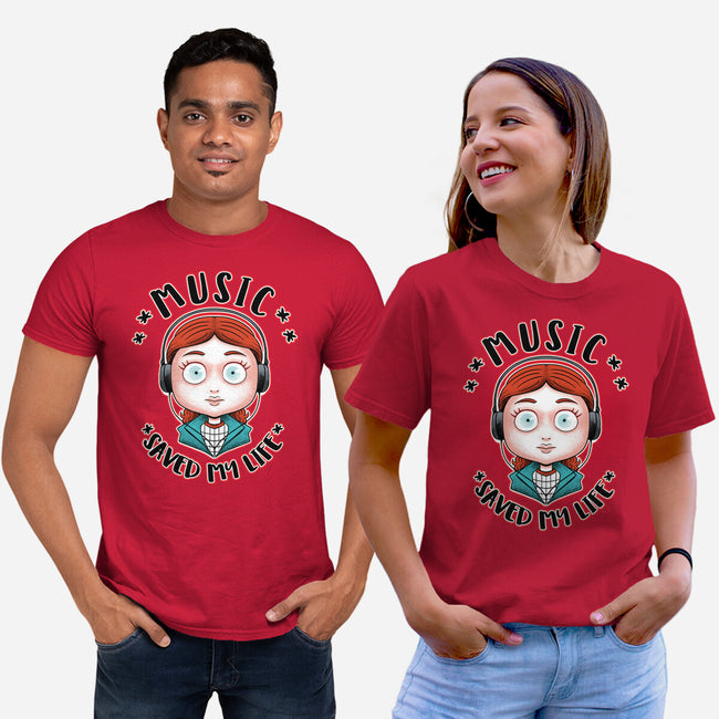 Music Saved My Life-unisex basic tee-Andriu