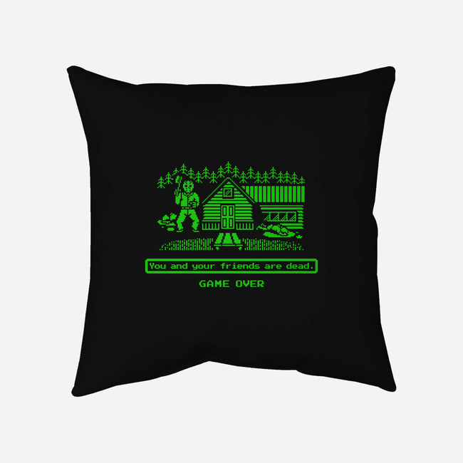 Camp Trail-none removable cover throw pillow-demonigote