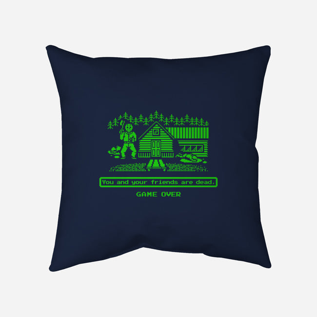 Camp Trail-none removable cover throw pillow-demonigote
