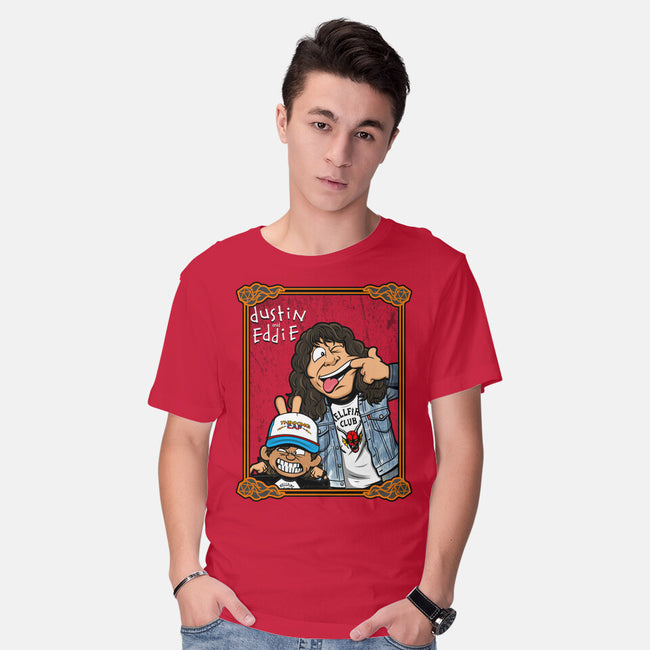 Dustin And Eddie-mens basic tee-Boggs Nicolas
