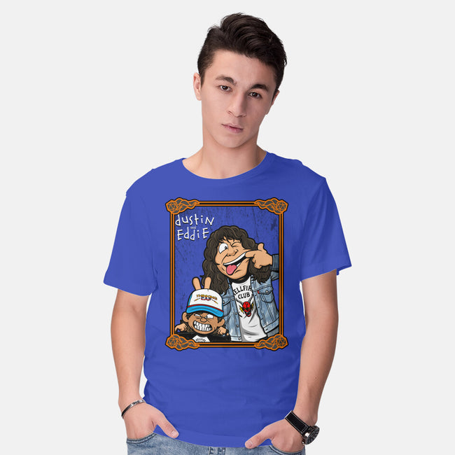 Dustin And Eddie-mens basic tee-Boggs Nicolas