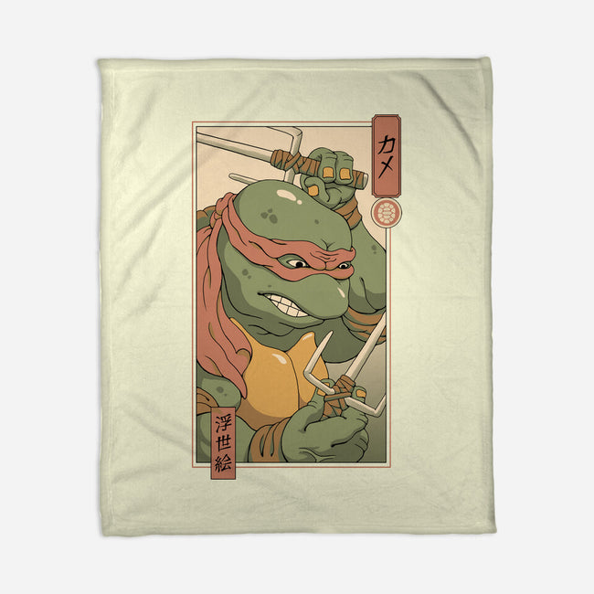 Red Kame Ninja-none fleece blanket-vp021