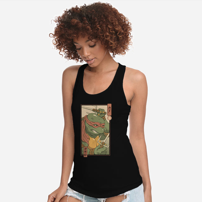 Red Kame Ninja-womens racerback tank-vp021