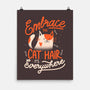 Embrace The Cat Hair-none matte poster-eduely