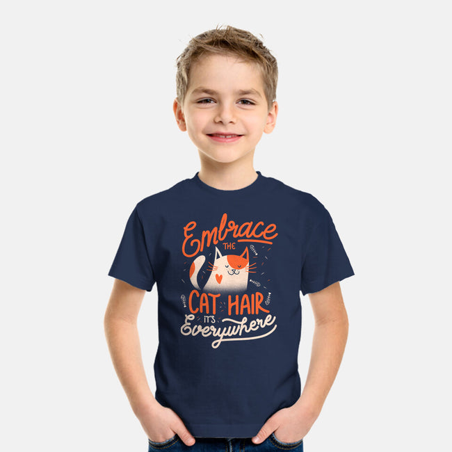 Embrace The Cat Hair-youth basic tee-eduely