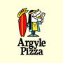 Argyle Pizza-none polyester shower curtain-demonigote