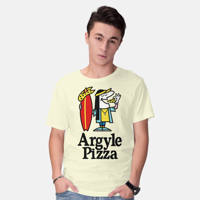 Argyle Pizza-mens basic tee-demonigote