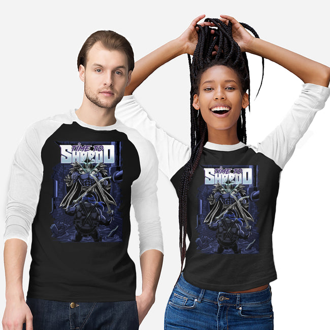 Time To Shredd-unisex baseball tee-Diego Oliver