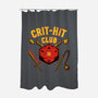 Critical Hit Club-none polyester shower curtain-pigboom