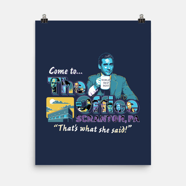 Come To The Office-none matte poster-goodidearyan