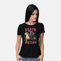 Death Metal Is Immortal-womens basic tee-eduely
