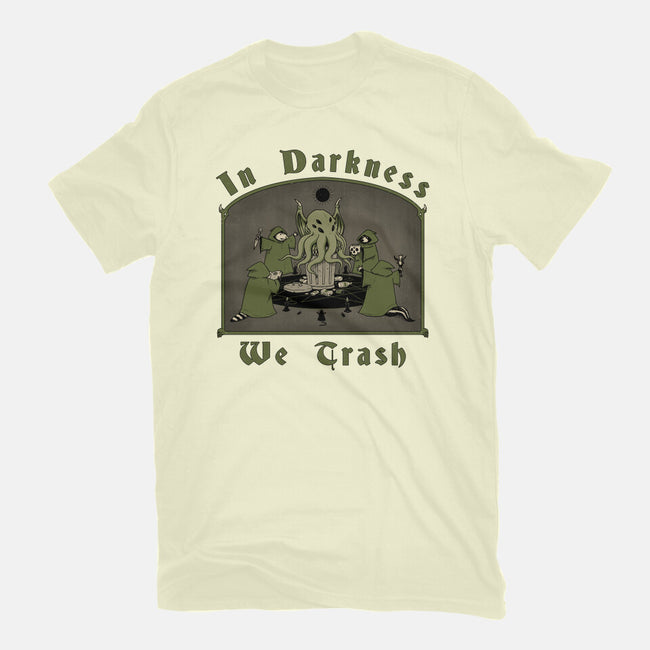 In Darkness We Trash-mens basic tee-pigboom