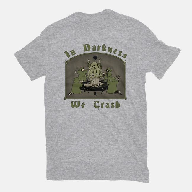 In Darkness We Trash-mens basic tee-pigboom